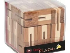 Flexi-cub - Joc logic puzzle 3D din bambus